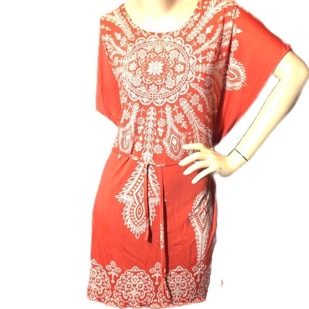 Cristinalove peachy coral mini dress